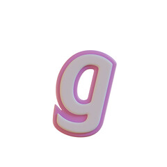 Romantic & Wedding 3D Alphabet or Lettering