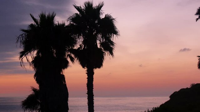Sunset scenes from Swamis Reef Surf Park Encinitas California.

