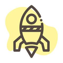 Booster filled line Icon Elevate Your Web Graphics