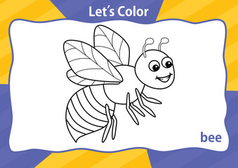 Fototapeta na wymiar Coloring pages for kids. Vector illustration. Kindergarten children Coloring pages activity. Worksheet cartoon coloring. color pages on white background for color books.