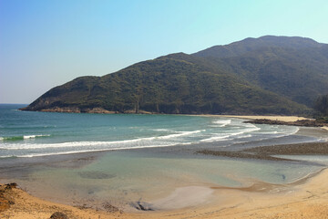 Jan 3 2015 a landscape of sai wan, sai kung, hong kong,