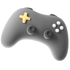 Game controller or joystick game console on isolated white background. gaming concept. 3d rendering © StockStyle