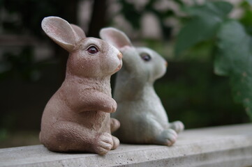 うさぎの置物