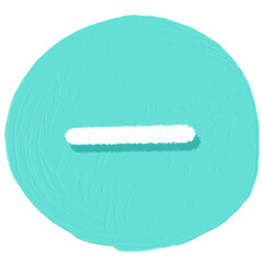 The hyphen is in the green circle.