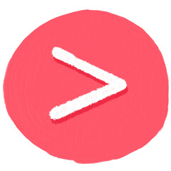 The Greater than or angle bracket sign is circled in red.