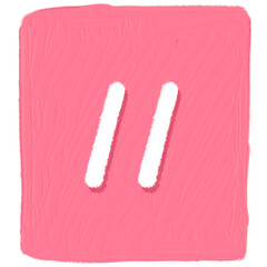 The quotation sign is in the pink square.