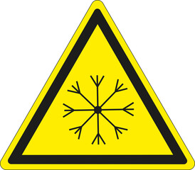 Panneau routier fran&ccedil;ais: Neige	