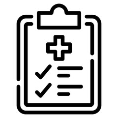 Obraz premium Medical Chart Icon