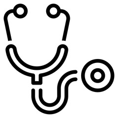 Medical Stethoscope Icon