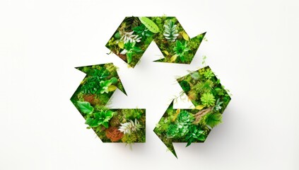 ecycling symbol by the recycling concept logo,ecology, conservation, environmentalism, nature