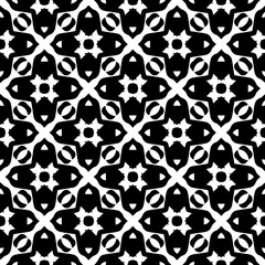 White background with black pattern. Seamless texture for fashion, textile design,  on wall paper, wrapping paper, fabrics and home decor. Simple repeat pattern.