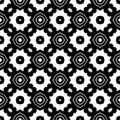 White background with black pattern. Seamless texture for fashion, textile design,  on wall paper, wrapping paper, fabrics and home decor. Simple repeat pattern.