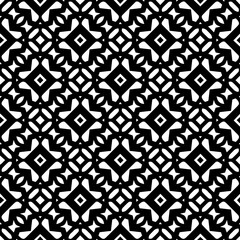 White background with black pattern. Seamless texture for fashion, textile design,  on wall paper, wrapping paper, fabrics and home decor. Simple repeat pattern.