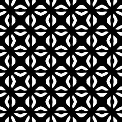 White background with black pattern. Seamless texture for fashion, textile design,  on wall paper, wrapping paper, fabrics and home decor. Simple repeat pattern.