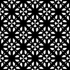 White background with black pattern. Seamless texture for fashion, textile design,  on wall paper, wrapping paper, fabrics and home decor. Simple repeat pattern.