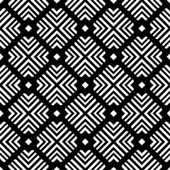 White background with black pattern. Seamless texture for fashion, textile design,  on wall paper, wrapping paper, fabrics and home decor. Simple repeat pattern.