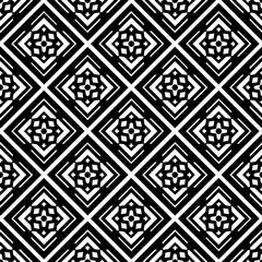 White background with black pattern. Seamless texture for fashion, textile design,  on wall paper, wrapping paper, fabrics and home decor. Simple repeat pattern.