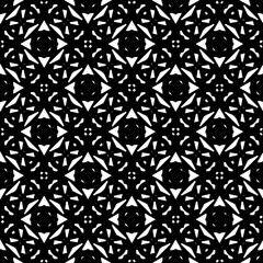 White background with black pattern. Seamless texture for fashion, textile design,  on wall paper, wrapping paper, fabrics and home decor. Simple repeat pattern.