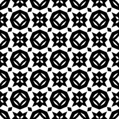 White background with black pattern. Seamless texture for fashion, textile design,  on wall paper, wrapping paper, fabrics and home decor. Simple repeat pattern.