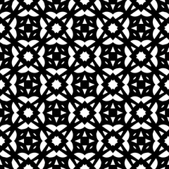 White background with black pattern. Seamless texture for fashion, textile design,  on wall paper, wrapping paper, fabrics and home decor. Simple repeat pattern.