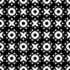 White background with black pattern. Seamless texture for fashion, textile design,  on wall paper, wrapping paper, fabrics and home decor. Simple repeat pattern.
