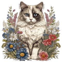 Ragdoll Kitten's Bonding Time with Loving Owner