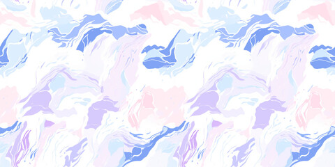 Watercolor abstract line seamless pattern. Minimalist Japanese style art background. Simple texture for wallpaper or package design