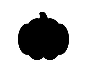 Pumpkin icon. Halloween, Thanksgiving black icon.
