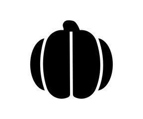 Pumpkin icon. Halloween, Thanksgiving black icon.