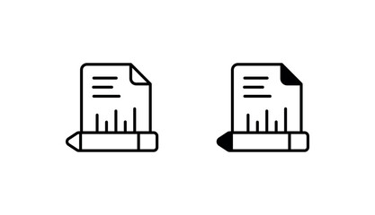 Accounting icon design with white background stock illustration