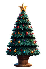 decorated christmas tree