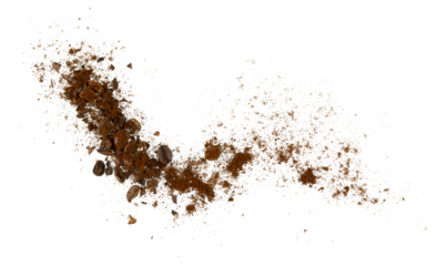 coffee ground and beans