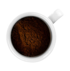cup of coffee isolated