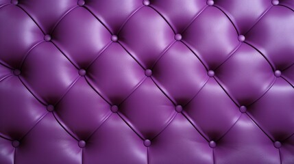  a close up of a purple leather upholstered wall.  generative ai