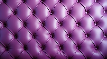 a close up of a purple leather upholstered wall.  generative ai