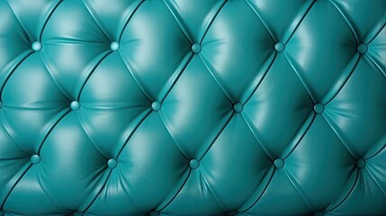 Fototapeta na wymiar a close up of a green leather upholstered chair. generative ai