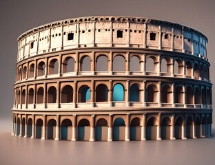 Colosseum 3D Miniature 
