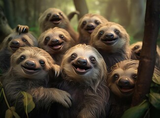 A group of sloths