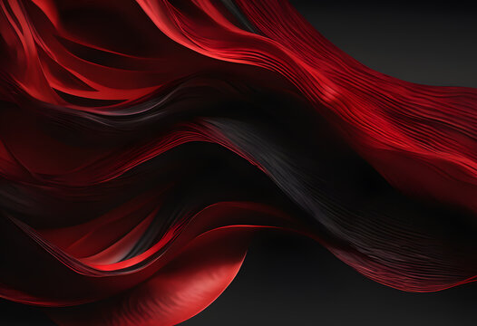Abstract Black and red gradient background. © Nitiphonphat