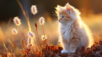 Fototapeta premium portrait of a cat