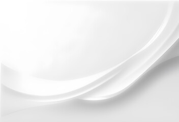 White Minimal Smooth bend and soft gradient curve design white color background with very soft geometric. white color background elegant simplicity. The lines are sparse. AI Generative, illustration