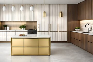 modern kitchen interior