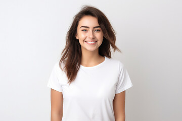 Fototapeta premium Woman portrait made with Generative AI technology