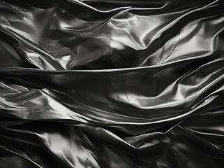 Fototapeta premium A black and white cloth