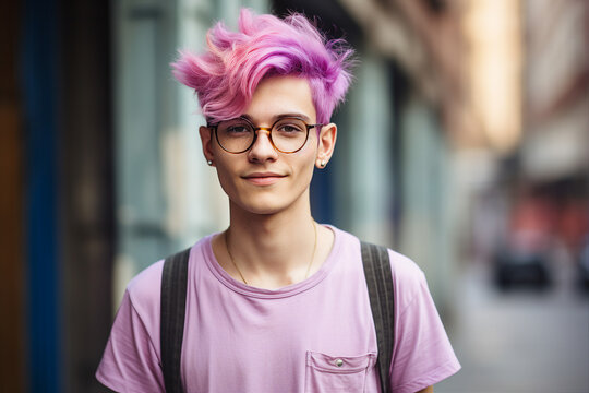 Pink Hair Man Images – Browse 89,182 Stock Photos, Vectors, and Video |  Adobe Stock