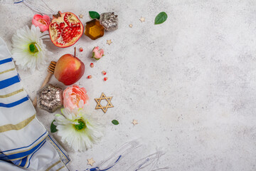 Fototapeta na wymiar Rosh Hashanah holiday