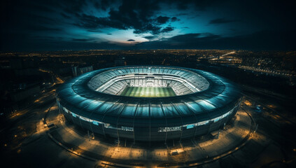 Europe football architecture soccer stadium arena team city game competition sport field - obrazy, fototapety, plakaty
