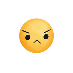 Fototapeta premium Emoji smiley face with a smile