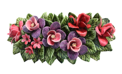 Ceramic flowers / Transparent flowers