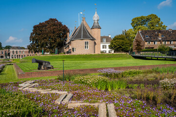 View of Coevorden Castle in Province Drenthe, which is a national heritage site of The Netherlands
